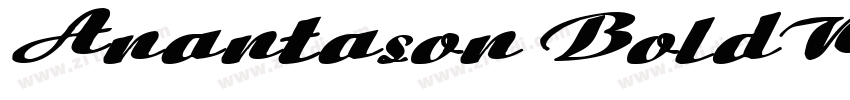 Anantason BoldWd150字体转换